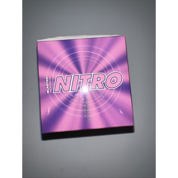 Nitro Blaster Womens Golf Balls 12 Pack New in box Hot Pink Fun Colorful - Picture 3 of 8